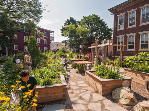 Nature Exploration Areas connect kids to outdoor play