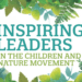 Inspiring Leaders header with decorative leaves