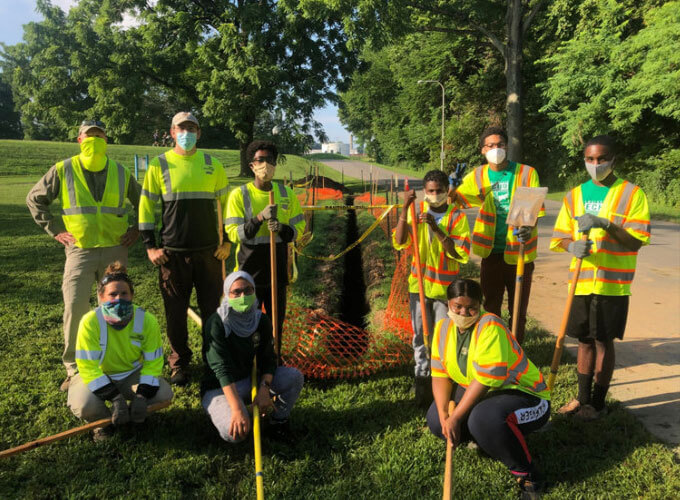 Lousville SummerWorks crew.