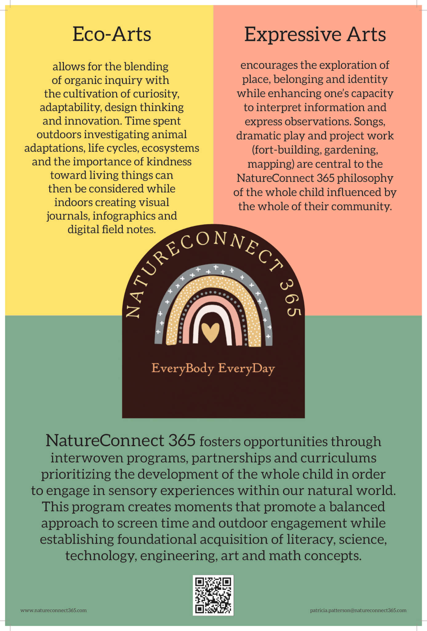 NatureConnect 365: EveryBody EveryDay Poster