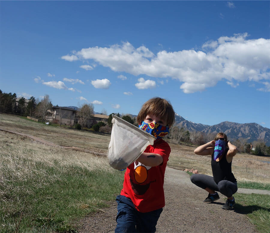Outdoor learning allows for social distancing.