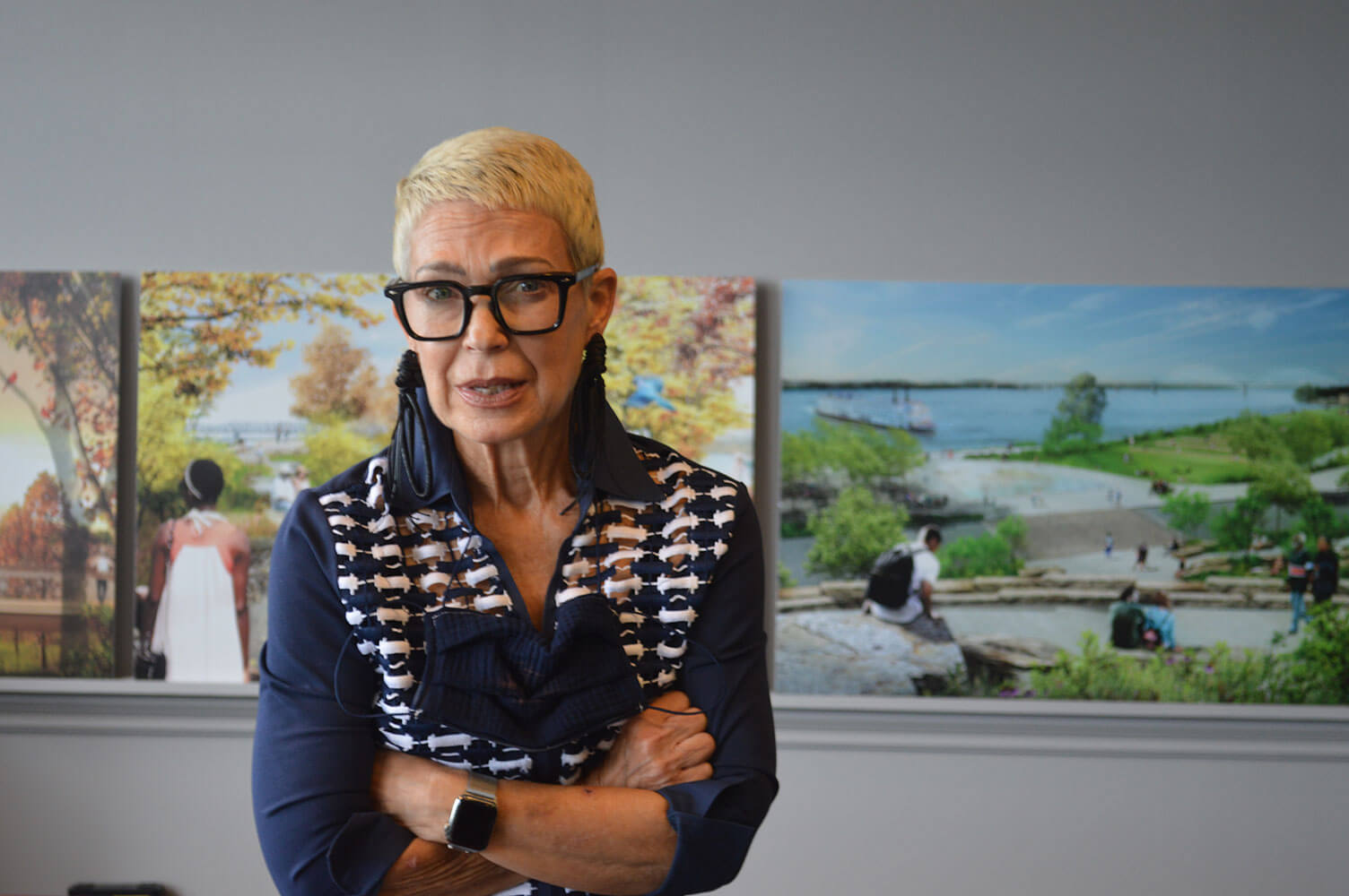 Carol Coletta shares plans for Tom Lee Park