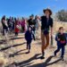 Ellen Bashor from City of Prescott and Prescott Unified School District takes parents and children on local hike. Photo courtesy of City of Prescott.