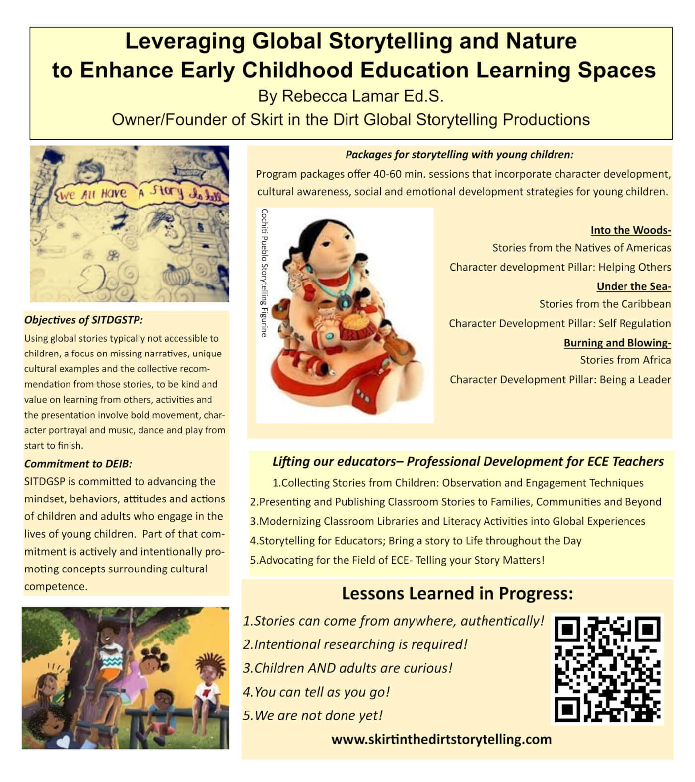 Leveraging Global Storytelling and Nature to Enhance Early Childhood Education Learning Spaces