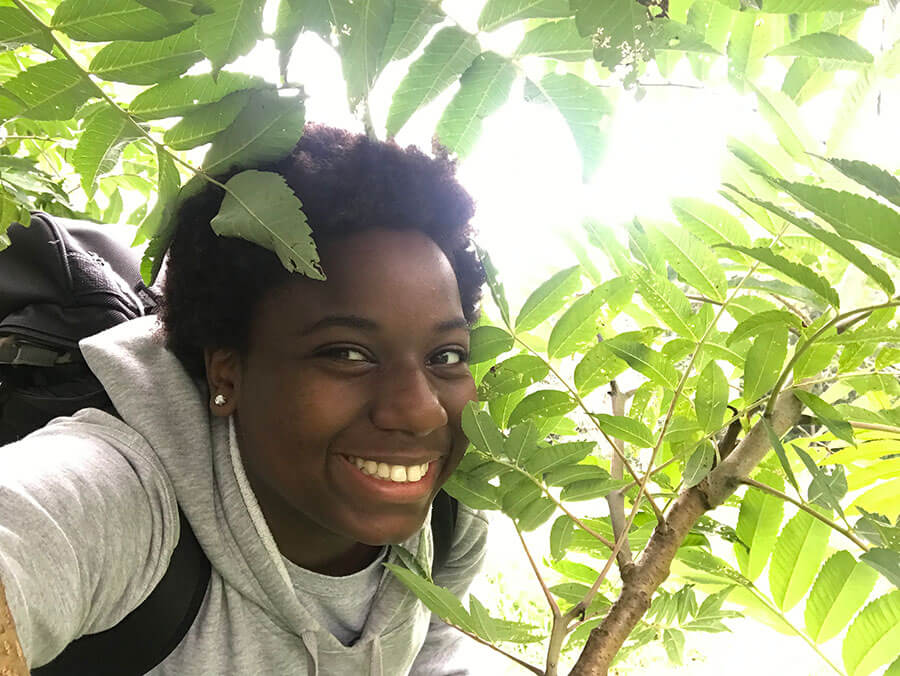 Aracelis Hannah at Storm King State Park in New York Hudson Valley. Photo courtesy of Aracelis Hannah
